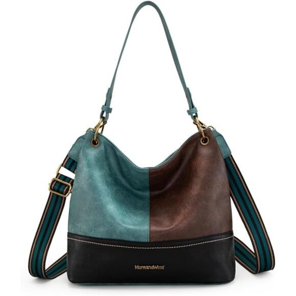 Hobo Bag Purses and Handbags for Women Crossbody Turquoise Purse